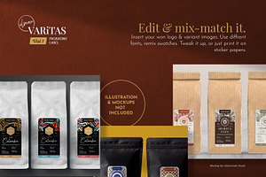 Varitas V1-LONG Version Coffee Label