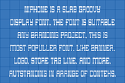 Niphone - Retro Font, a Slab Serif Font by QR Design Studio (Thumbnail 4 of 7)