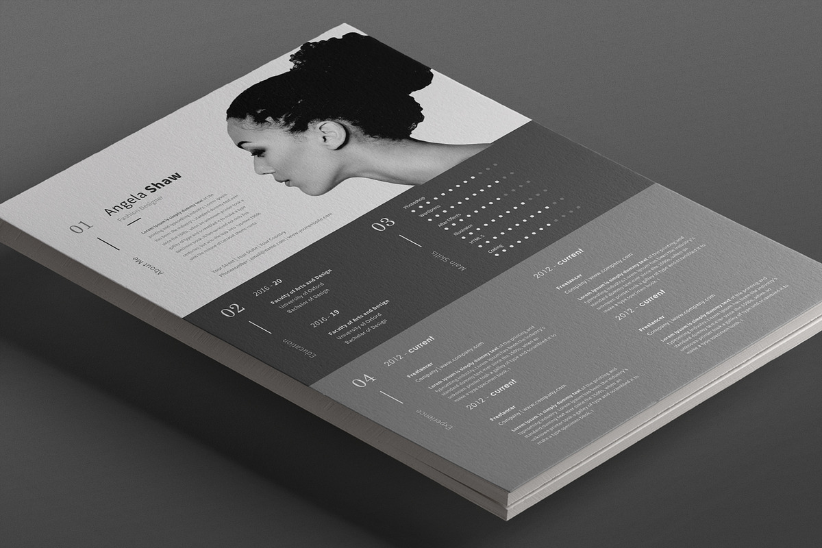 Orion Resume Template, a Resume Template by Nina Shaw (Photo 1 of 11)
