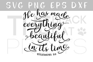 He Has Made Everything Beautiful SVG