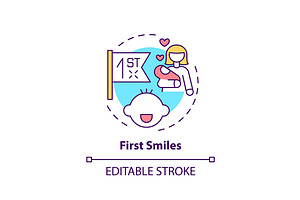 First Smiles Concept Icon