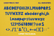 Sunny Monsta - Playful Typeface, a Sans Serif Font by Scratch Design (Thumbnail 13 of 15)