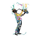 Abstract musicians., a Person Illustration by Laifalight (Thumbnail 7 of 13)