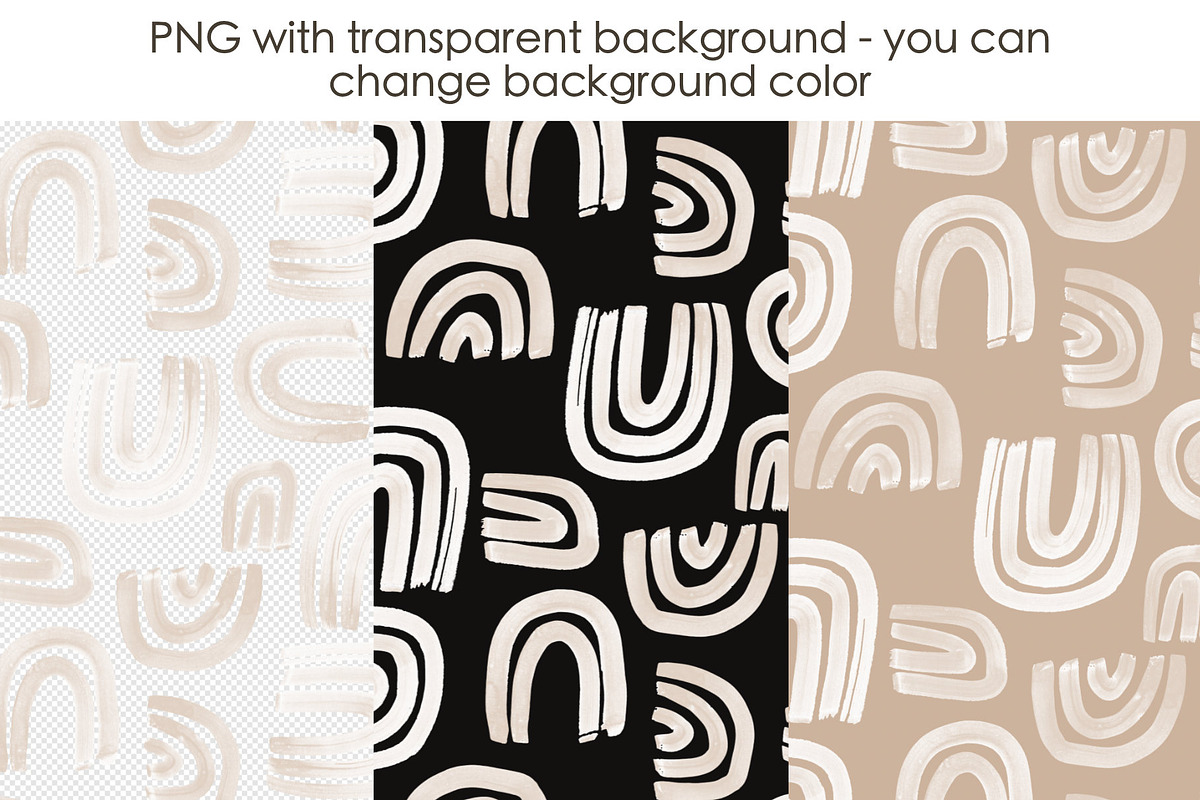 Painted shapes - patterns collection, a Pattern Graphic by Wild Rose (Photo 8 of 9)