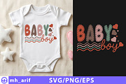 Baby Boy Baby SVG T Shirt Design, a Seasonal Illustration by mh_arif (Thumbnail 1 of 4)