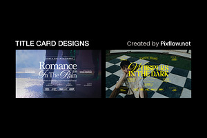 Title Card Designs V.2