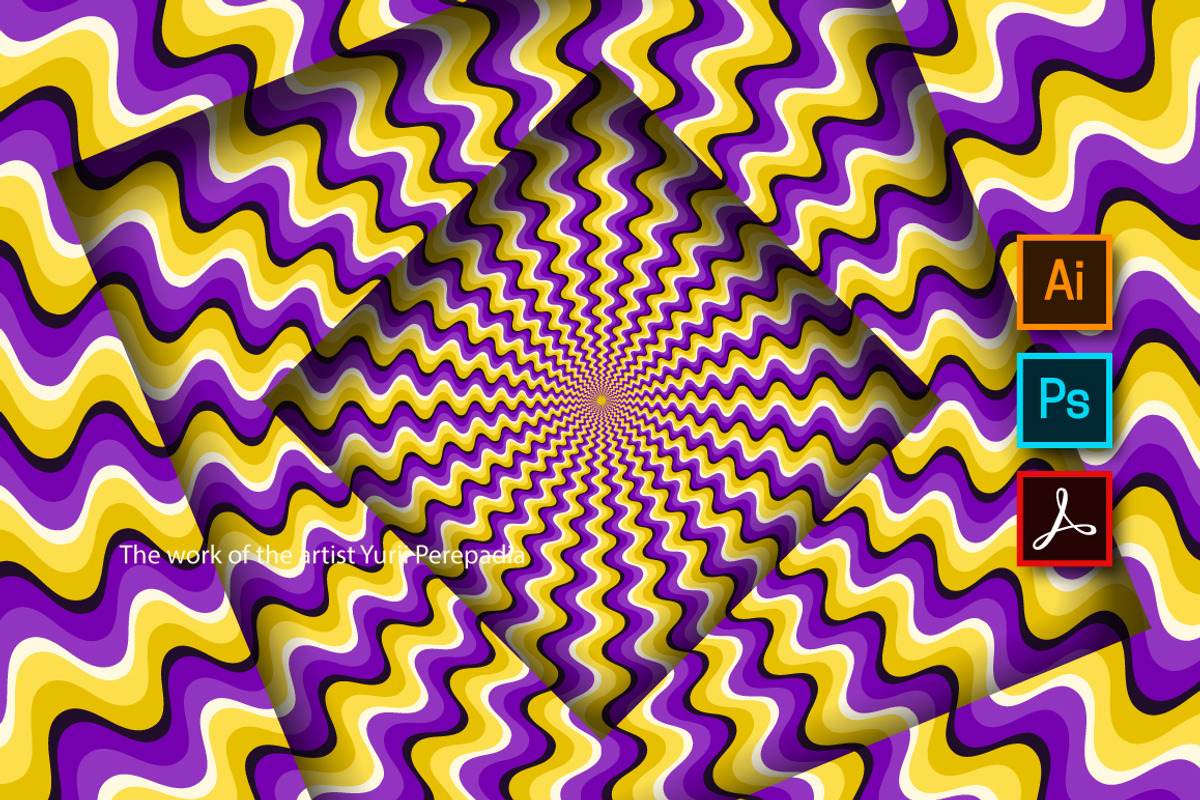 Square frames moving illusion, an Object Illustration by Guten Tag Vector (Photo 2 of 2)