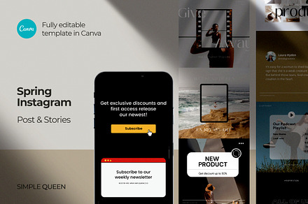 Spring - Canva Social Media Pack