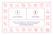 Mega Bundle Vol 4 Line Icons, an Outline Icon by Made by Made (Thumbnail 3 of 10)