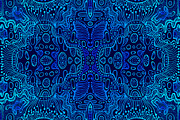 Deep blue ornament, a Decorative Illustration by Space_Oleandr (Thumbnail 1 of 2)