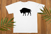 Bison Silhouette SVG, an Animal Illustration by newminddesign (Thumbnail 8 of 10)