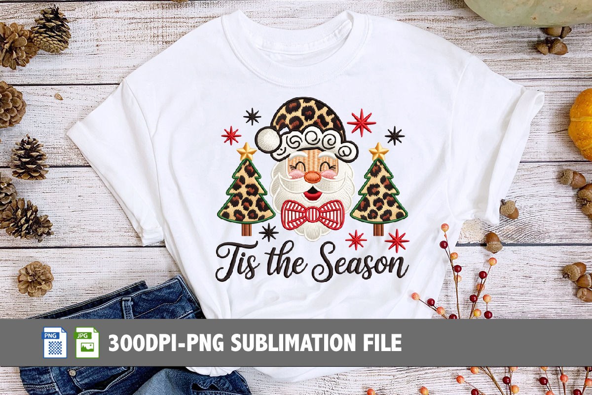 Leopard Santa Season PNG, an Object Graphic by SVGCuteShop (Photo 2 of 3)