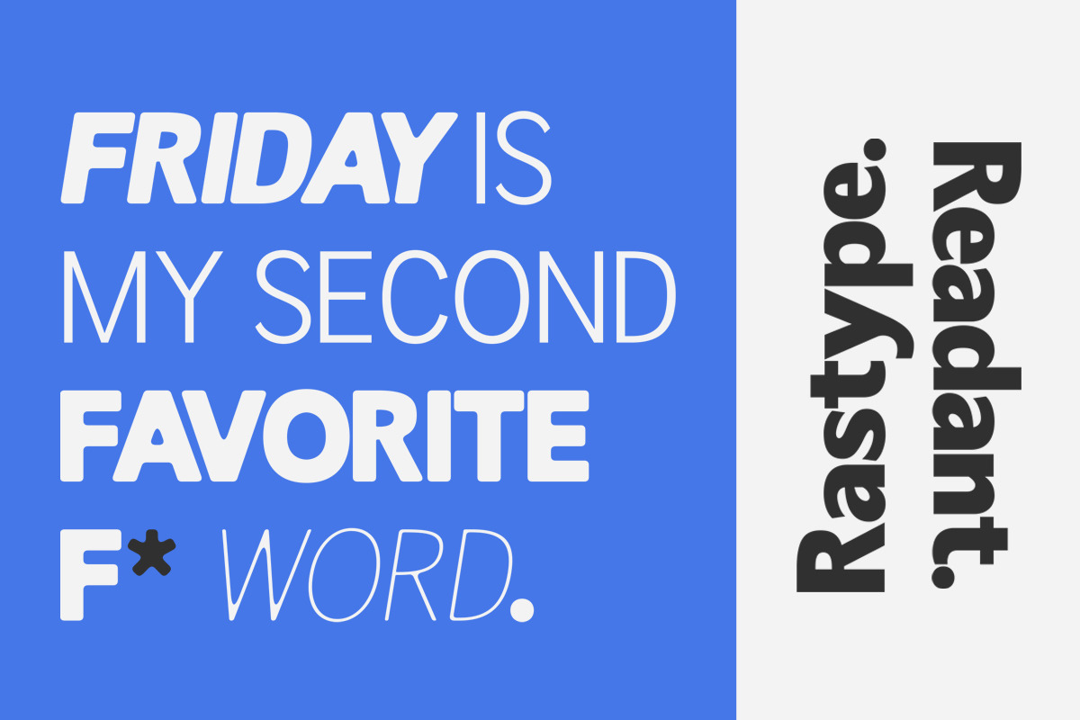 Readant Normal - Family Font, a Sans Serif Font by Rastype (Photo 3 of 10)