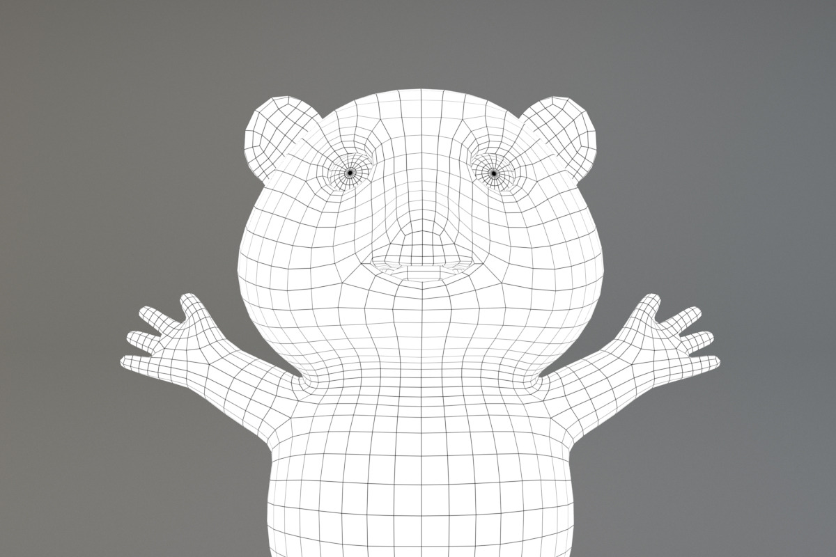 Cartoon Panda, an Animal 3D Model by XYZ Space (Photo 6 of 6)