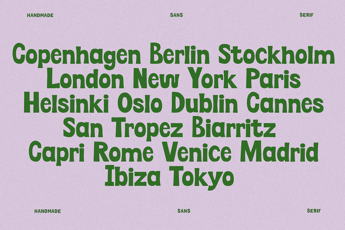 Quirky Bold Sans Hand Lettered Font, a Handwritten Font by Laras Wonderland (Photo 6 of 11)