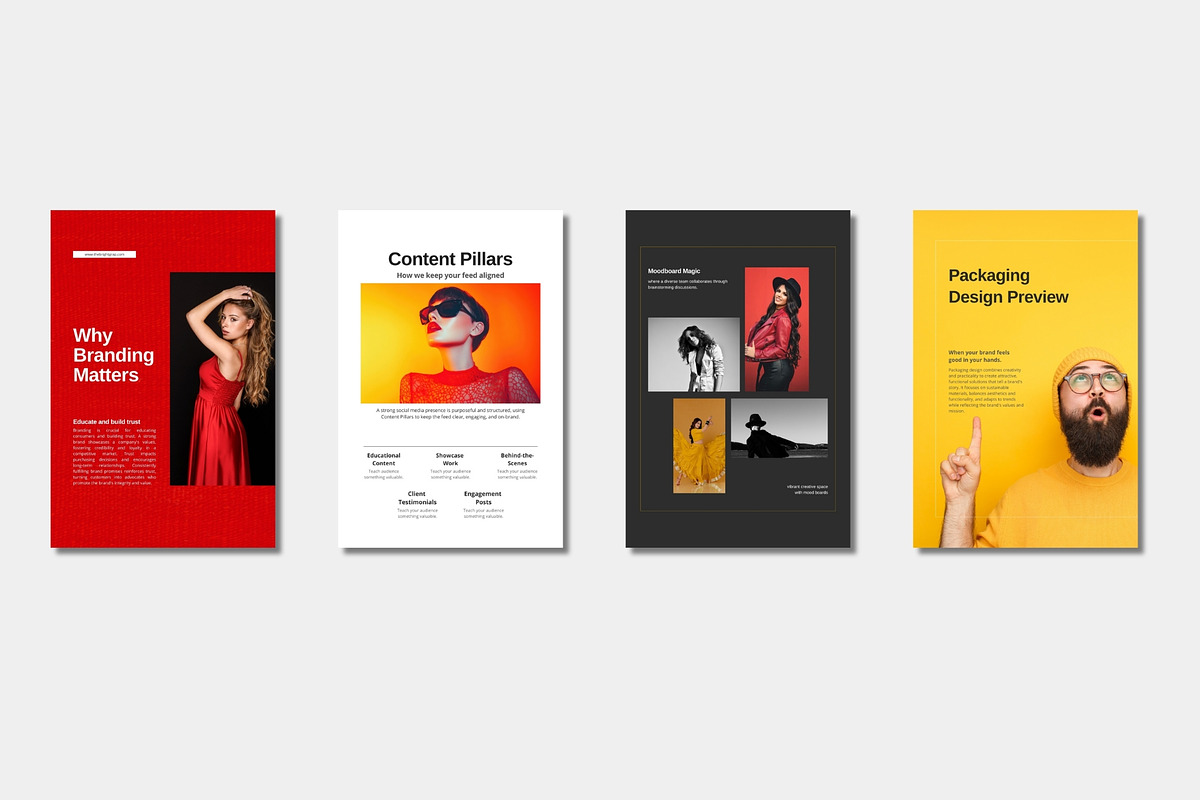 80 Canva Pinterest Pins Templates Pack preview 2