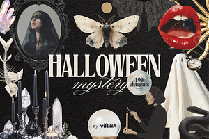 Halloween mystery - collage pack