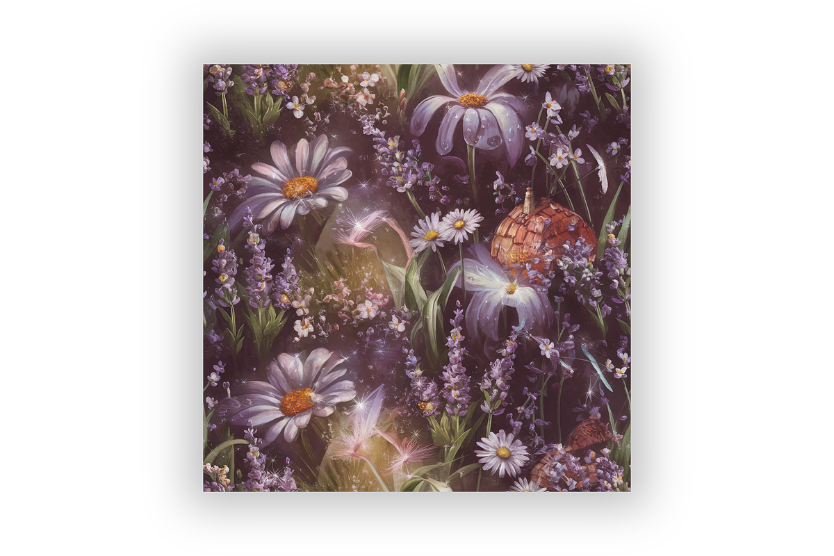 Whimsical Fairy Garden Pattern, a Pattern Graphic by FloridPrintables (Photo 7 of 7)