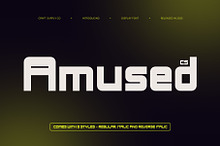 CS Amused – Techno Font