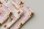 Watercolor Cute Set In The Sky, an Animal Illustration by ViktoriyaD (Thumbnail 7 of 12)