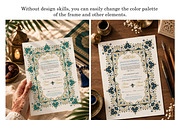 Islamic nikah wedding contract, a Poster Template by Artemieva Kateryna (Thumbnail 3 of 5)