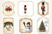Christmas Labels Printable, an Illustration by Libby Wishes (Thumbnail 3 of 7)