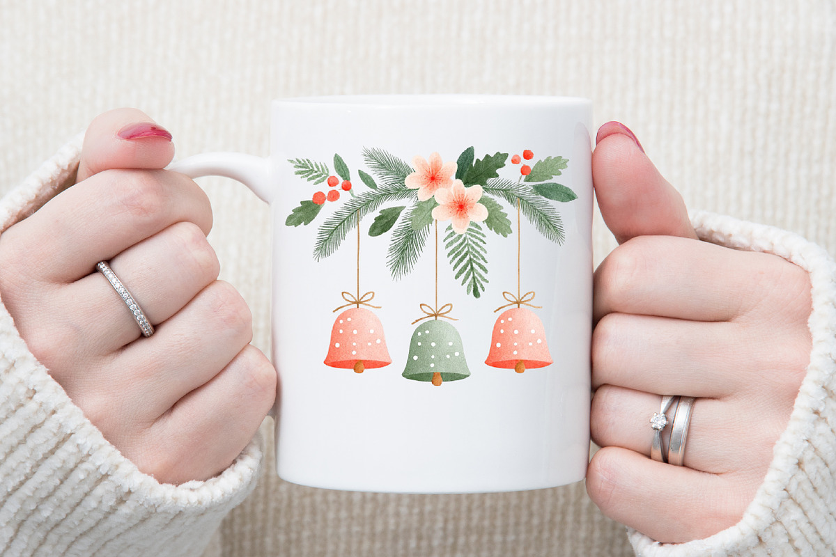 Watercolor Christmas Decor Clipart, an Illustration by Sublimation Artist (Photo 5 of 6)