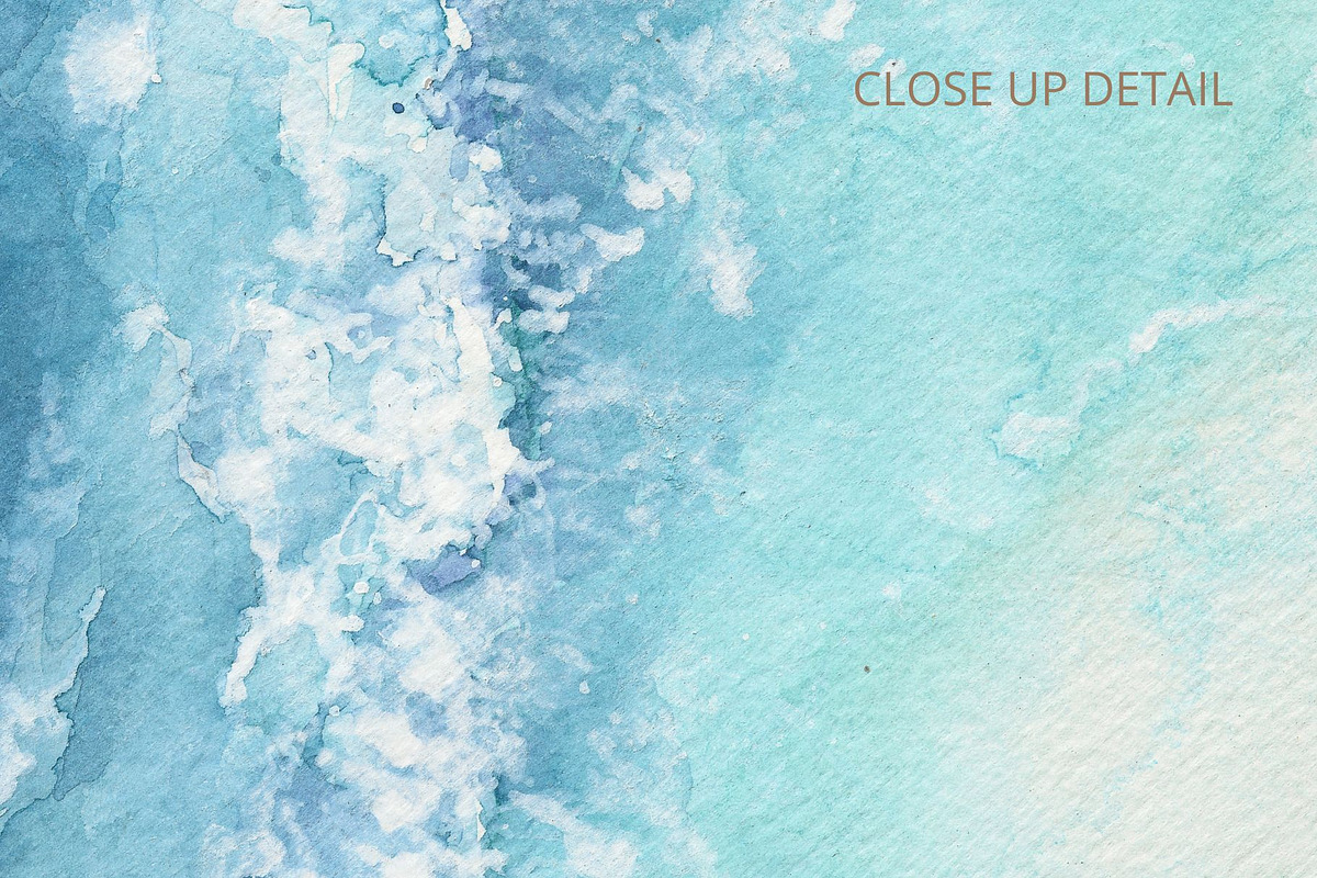 Abstract Watercolor Beach Shore, an Illustration by Kolorata Art (Photo 3 of 5)