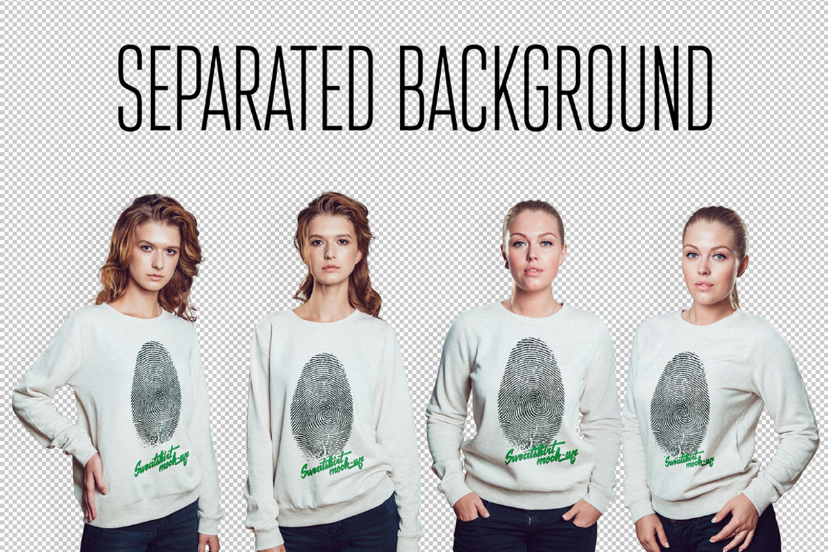 Sweatshirt Mock-Up, a Hoody Mockup by Freeman Studio (Photo 2 of 6)