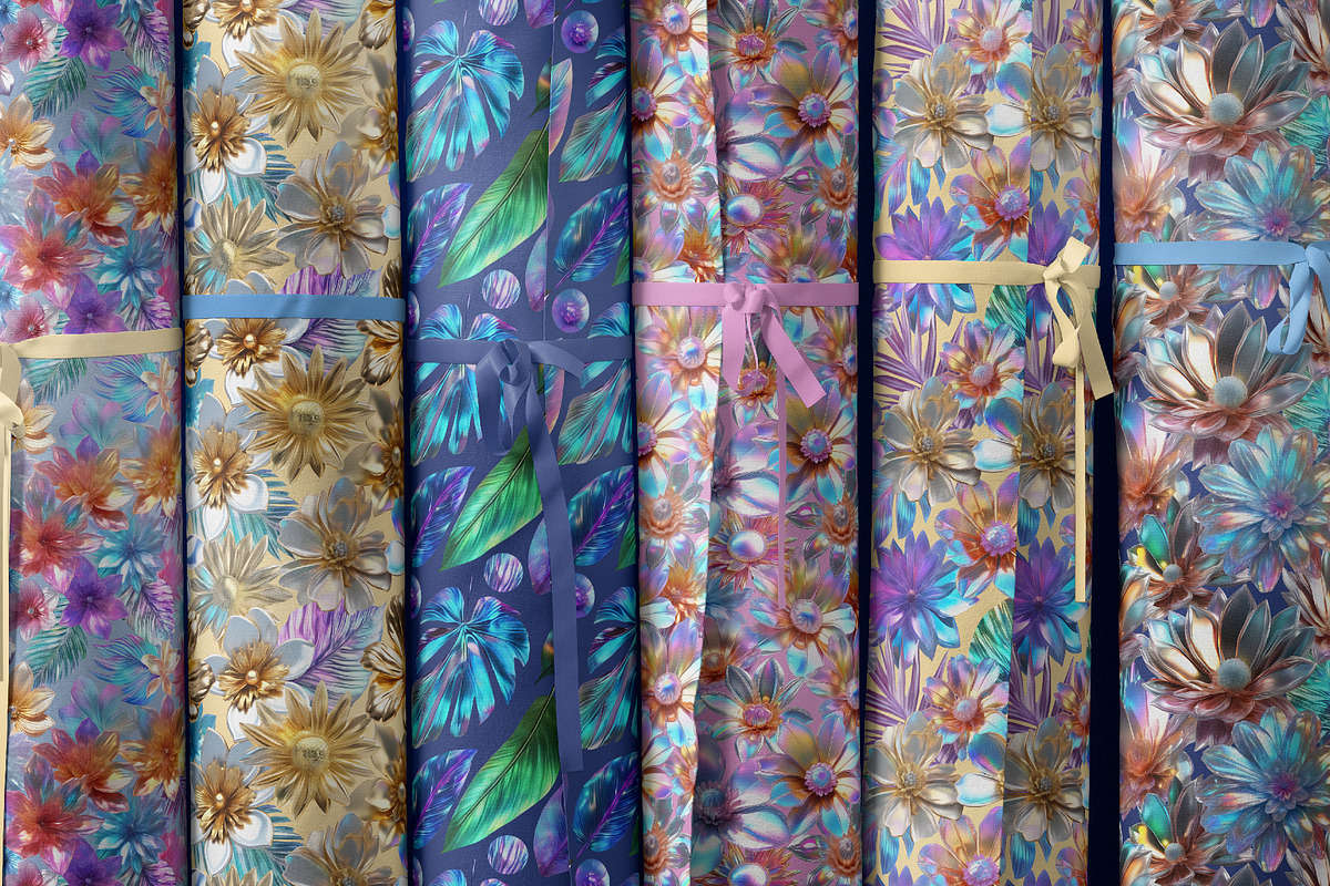 Cosmic Flowers, a Pattern Graphic by Tiger and Flower (Photo 10 of 18)