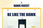 HAWK Faucet Cover Landing Page, an UI Kit Template by MUIs (Thumbnail 1 of 2)