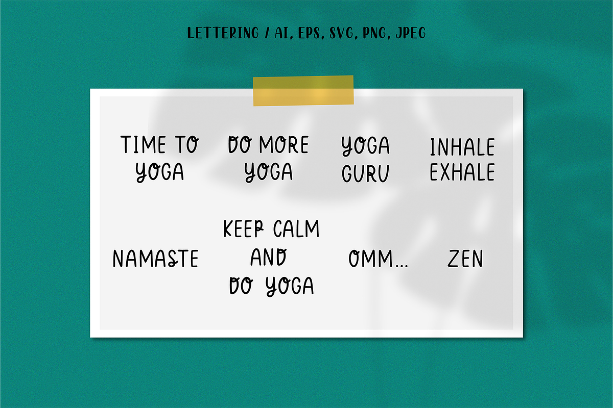 Tiger Yoga - Clipart and Patterns, an Animal Illustration by Nova Studio (Photo 5 of 17)