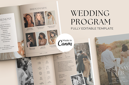Wedding Day Magazine Template, a Magazine Template by ShopRShop