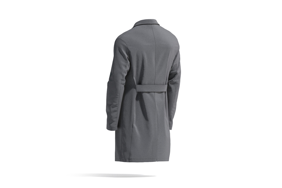Black Doctors Lab Coat 3D Model, an Object 3D Model by rebrandy (Photo 5 of 9)