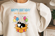 Cat and Animals Funny Birthday PNG, a Graphic by GlitterCraft (Thumbnail 24 of 101)