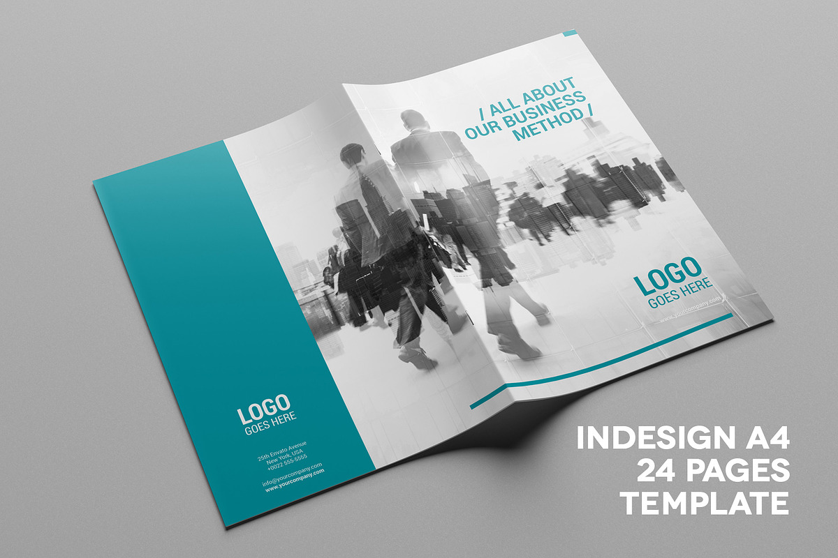 Multipurpose A4 Business Brochure, a Brochure Template by INTERARTIVITY (Photo 1 of 23)
