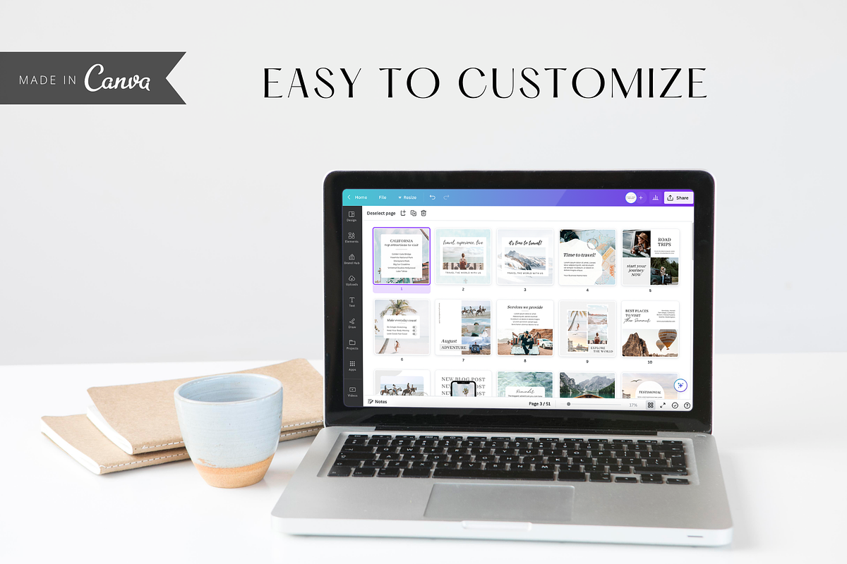 Travel Instagram Post Templates, a Social Media Template by ShopRShop (Photo 7 of 8)