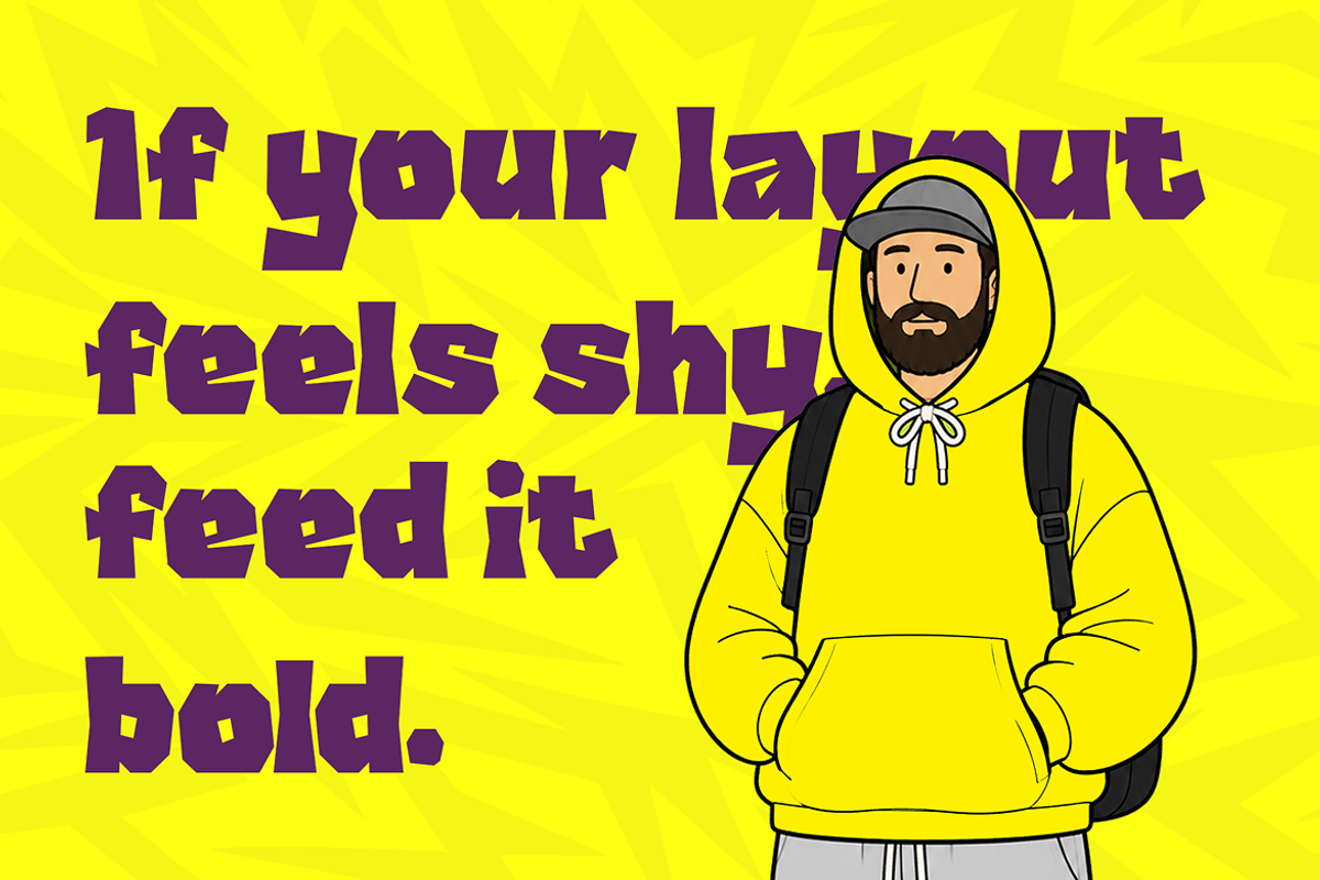 Bold Playful Display Font, a Sans Serif Font by Simetrica Labs (Photo 2 of 19)