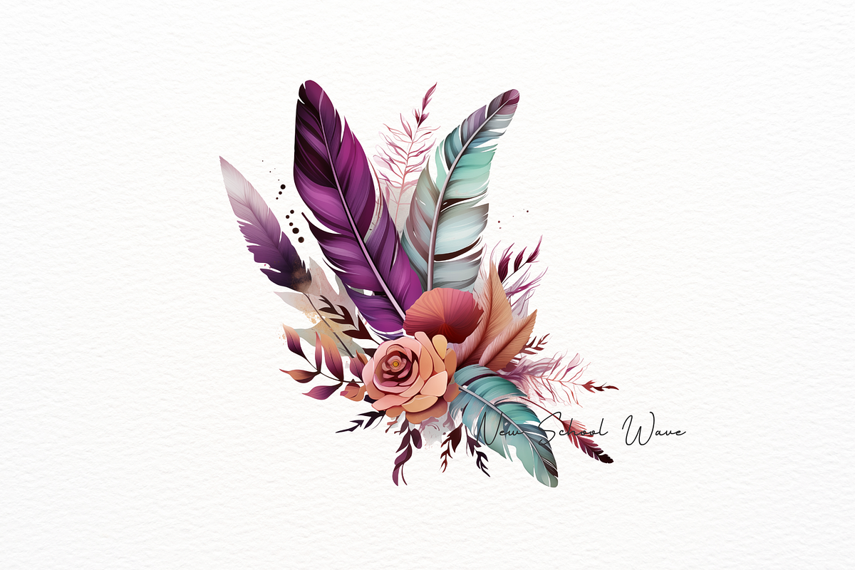 Vibrant Native American Flower, a Decorative Illustration by New-School-Wave (Photo 3 of 5)