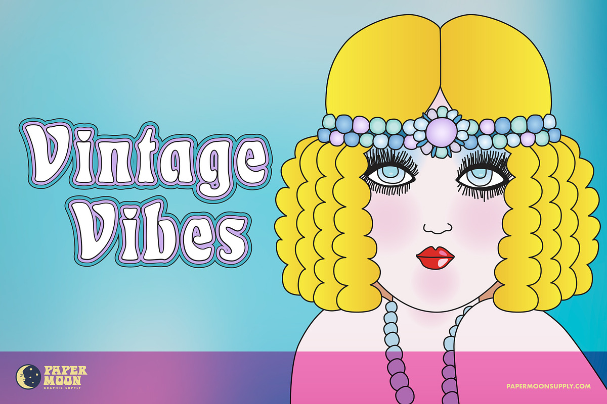 Eckmann & Eckmore Psychedelic Fonts, a Font by Paper Moon Graphic Supply (Photo 10 of 22)