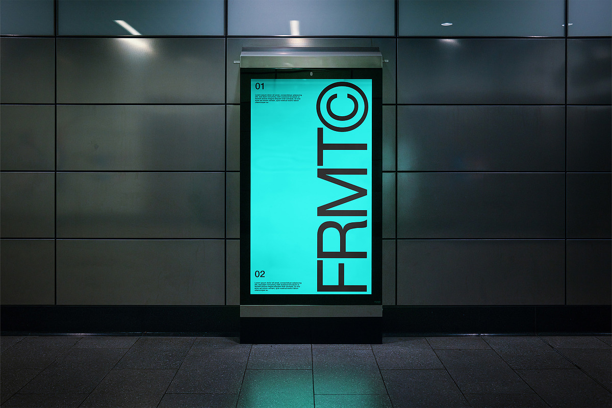 FORMAT B2 SIGNAGE 05, a Product Mockup by Format Mockups (Photo 3 of 6)