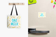 Oat Milk logo watercolor design, a Branding & Logo Template by PatapovaVika (Thumbnail 7 of 7)