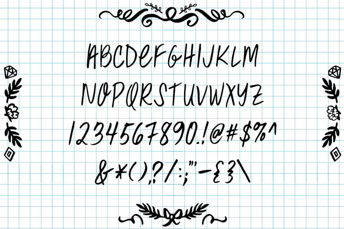Kat Scratch Font preview 3