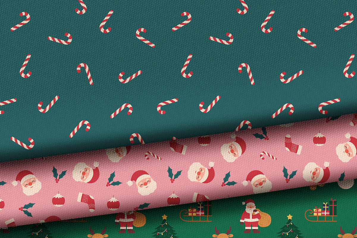 Christmas Patterns, a Seasonal Illustration by Sabina_Ava (Photo 7 of 7)
