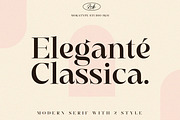 Elegante Classica - Classic Serif, a Serif Font by Mokatype Studio (Thumbnail 1 of 13)
