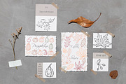 Fall vibes Line art leaves & pumpkin, an Illustration by Dervik Art Store (Thumbnail 2 of 7)