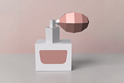 Perfume bottle favor - 3d papercraft, a Print Template by PAPER amaze (Thumbnail 1 of 6)