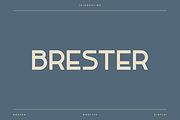 Brester - Modern Display Typeface, a Font by Letterna (Thumbnail 1 of 4)