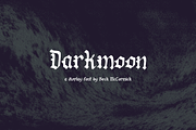 Darkmoon Blackletter Font, a Blackletter Font by Beck McCormick (Thumbnail 1 of 10)