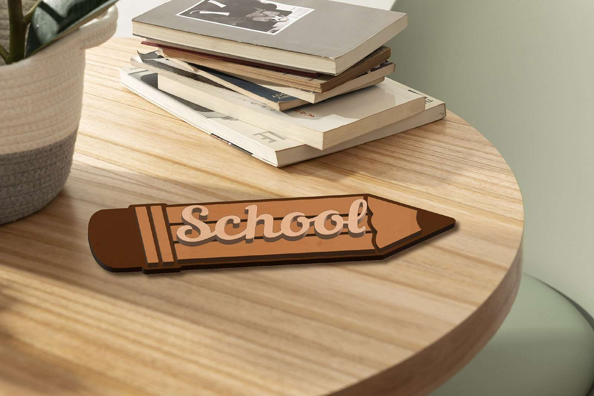Pencil Set Decor Multilayer Template, a Templates & Theme by LaserCutano (Photo 7 of 11)